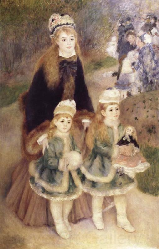 Pierre-Auguste Renoir Mother and Children France oil painting art